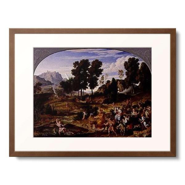 ヨーゼフ・アントン・コッホ Joseph Anton Koch 「Ideale Landschaft mit der Heimkehr Jakobs. 1816.」