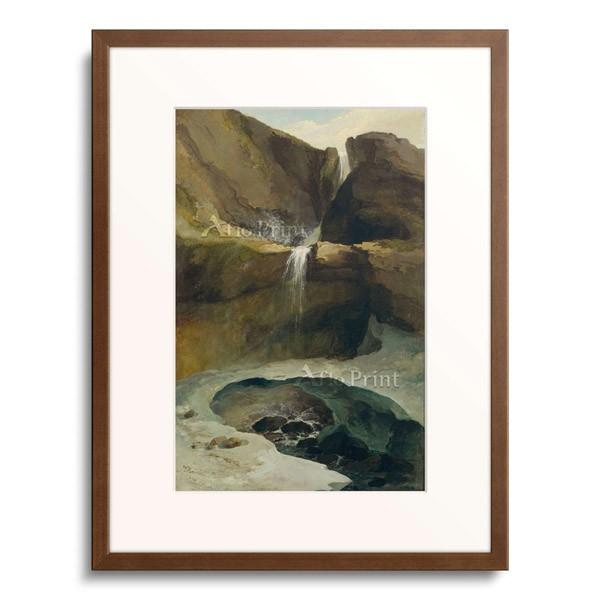 カスパー・ヴォルフ Caspar Wolf 「The Geltenbachfall in Winter. 1778」