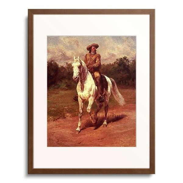 ローザ・ボヌール Rosa Bonheur (マリー・ロザリー・ボヌール Marie Rosalie Bonheur) 「Colonel William F. Cody on horseback. 1889」
