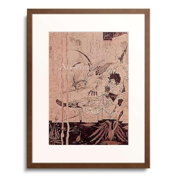 オーブリー・ビアズリー Aubrey Vincent Beardsley 「Blatt aus Morte