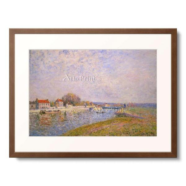 アルフレッド・シスレー Alfred Sisley 「The Banks of the Loing at