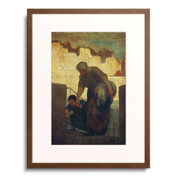 オノレ・ドーミエ Honore-Victorin Daumier 「洗濯女 The Washerwoman