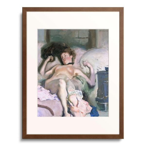 フーゴー・フォン・ハーベルマン Hugo Joseph Anton (Freiherr) von Habermann 「Liegender Modell-Akt. 1907.」