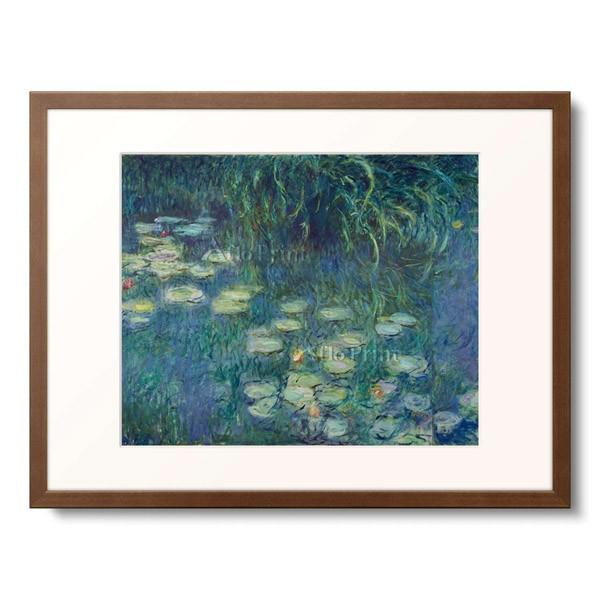 クロード・モネ Claude Monet 「睡蓮,Water Lilies,Les Nymph?as Left section of the」