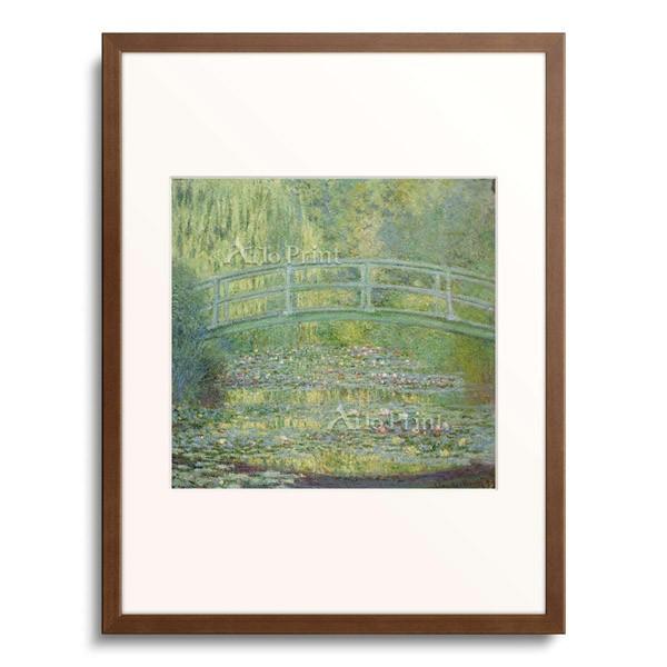 クロード・モネ Claude Monet 「睡蓮,Water Lilies,Les Nymph?as The Waterlily Pond and the Japanese Bridge.」