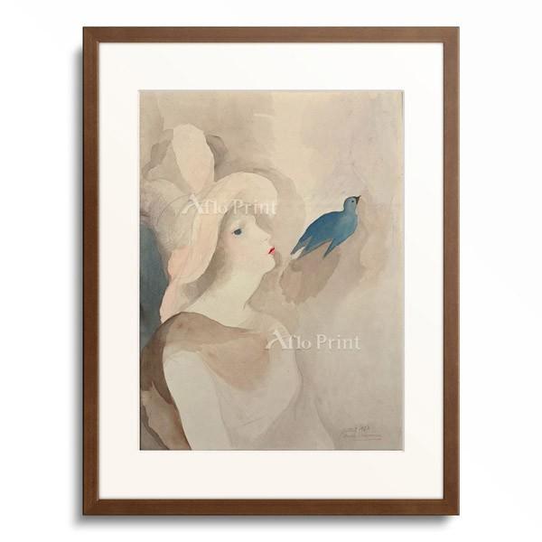 マリー・ローランサン Marie Laurencin 「Young woman with blue