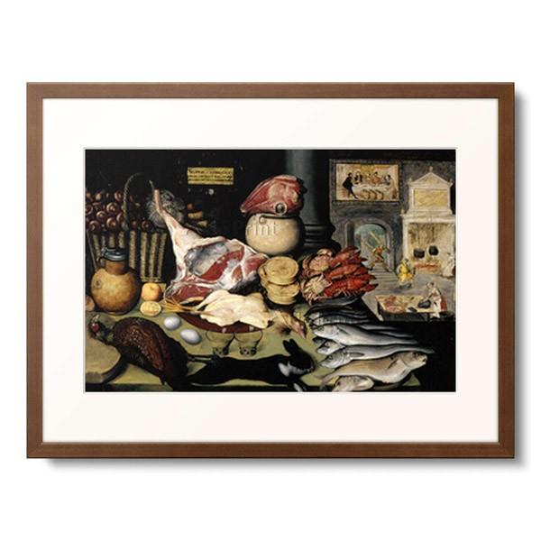 Ludger Tom Ring the Younger 「Still life with kitchen scene and the Marriage at Cana. About 1570」