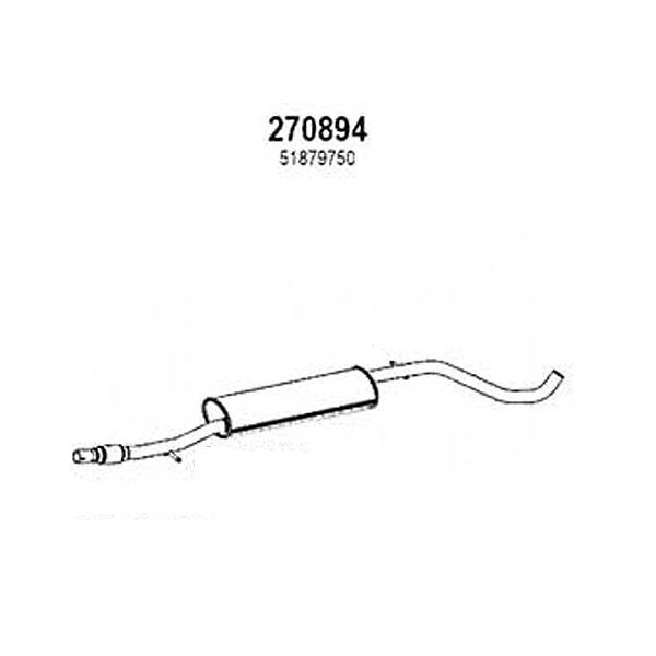 ARM 補修用 C/マフラー フィアット 500 ツインエア 0.9T 11〜 31209 0.9T 8V 63Kw 500Cも可 270894