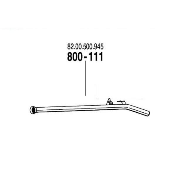 ARM 補修用 C/パイプ ルノー トゥインゴ 1.2 ターボ 08〜11 ND4FT ND4FR 1.2-16V 74Kw - 800-111