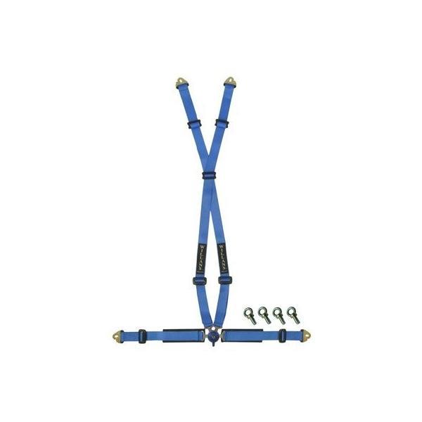WILLANS/ウイランズ レーシングハーネス CLUB4 4X4 右座席用 ブルー  