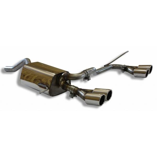 FOX リアマフラー ルノー ルーテシア4 1.2 GT -RH5F 2014〜2016用 76mm 斜め ダブル 左右