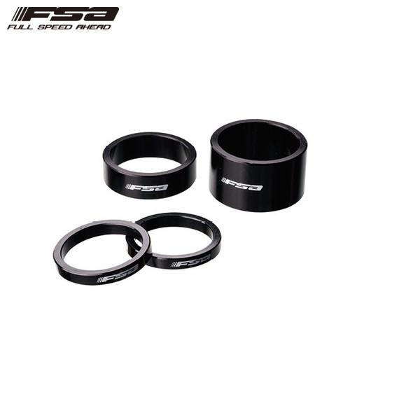 FSA GtGXG[ ALLOY SPACER FSA ALU Spacer - 1 1/8 x 5mm black wbhp[c