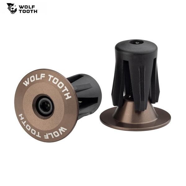 WolfTooth ウルフトゥース Alloy Bar End Plugs Espresso  バーエンドプラグ