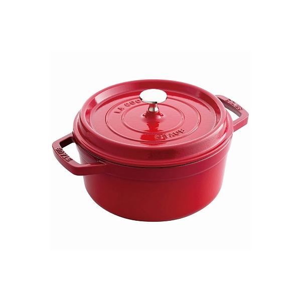 STAUB 鋳鉄製 両手鍋 22cm 赤 楽天市場】22cm ホーロー鍋 鉄鋳物 ホーロー 両手鍋 深型 ふた