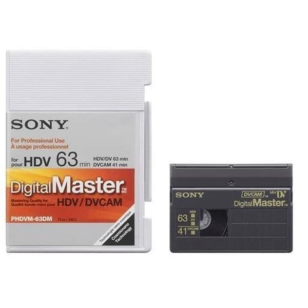 ミニHDV DVCAMテープ 63分 SONY ソニー PHDVM-63DM/2 業務用プロ