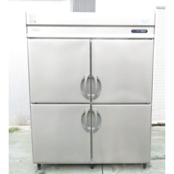 【保証付】19年製 フクシマ 業務用縦型4ドア冷蔵庫 ARD-150RM 100V 幅1500×奥800×高1900 MT2510031656