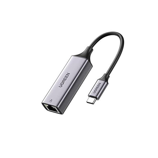 UGREEN USB-C LAN 変換 有線LANアダプター USB-C to RJ45 10/100/1000Mbps超高速 ギガビットイーサ