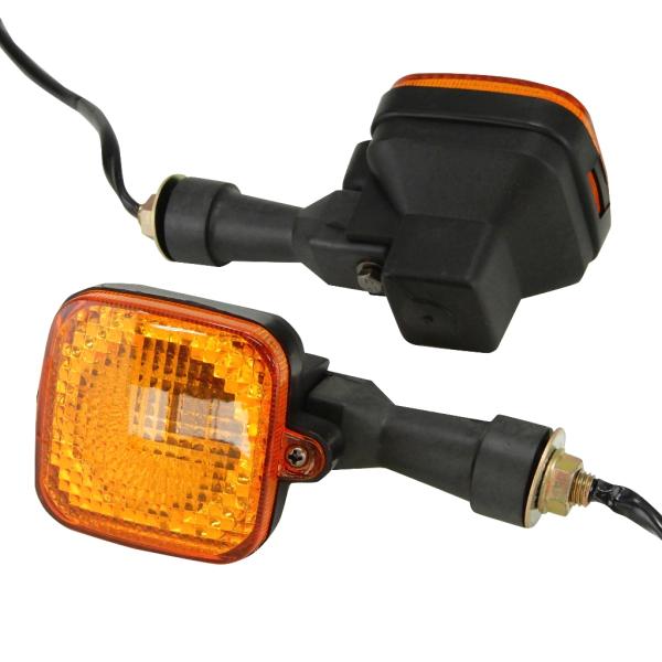 互換品 リア ウインカー 角目 汎用 CT110 ハンターカブ XL200R 2個