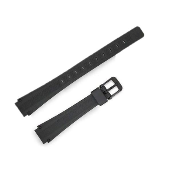 互換品 Diloy 腕時計ベルト 12mm カシオ ウレタンバンド LA11WB,LA11,LW11,LW15