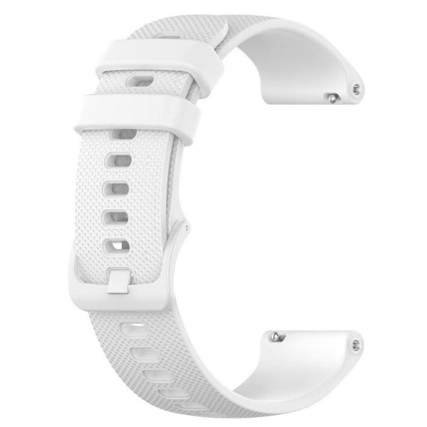 Diloy 腕時計ベルト シリコン 耐汗性 ヨーロピアン ソフトタッチ スマートウォッチ BR42 ホワイト 20mm