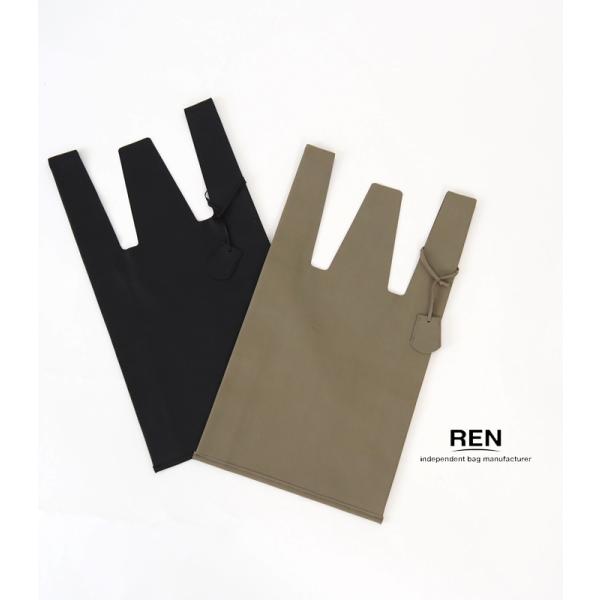 REN レン ミニレジブクロ ゴートベロア 本革 レディース メンズ