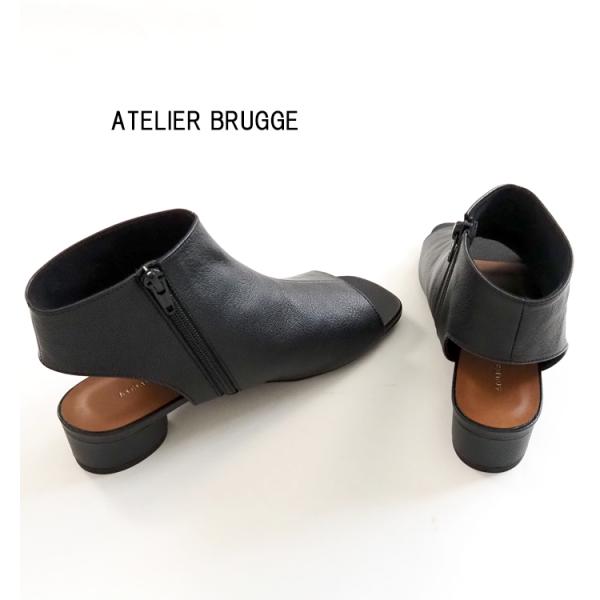 ATELIER BRUGGE アトリエブルージュ ブーティサンダル アンクル ATELIER BRUGGE アトリエブルージュ ブーティサンダル アンクル