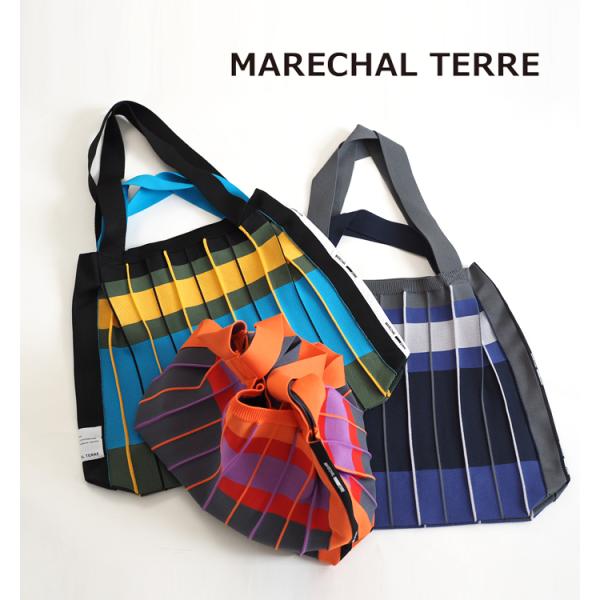 マルシャルテル MARECHAL TERRE 2wayプリーツニットバッグ ZMT265BG508