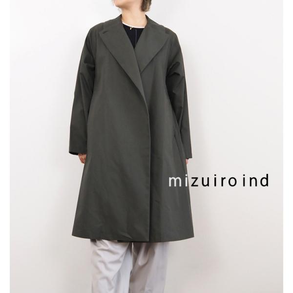 mizuiroind ミズイロインド mizuiro ind トレンチライクコート 3