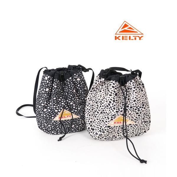 KELTY ケルティ 巾着ショルダー ダルメシアンプリント