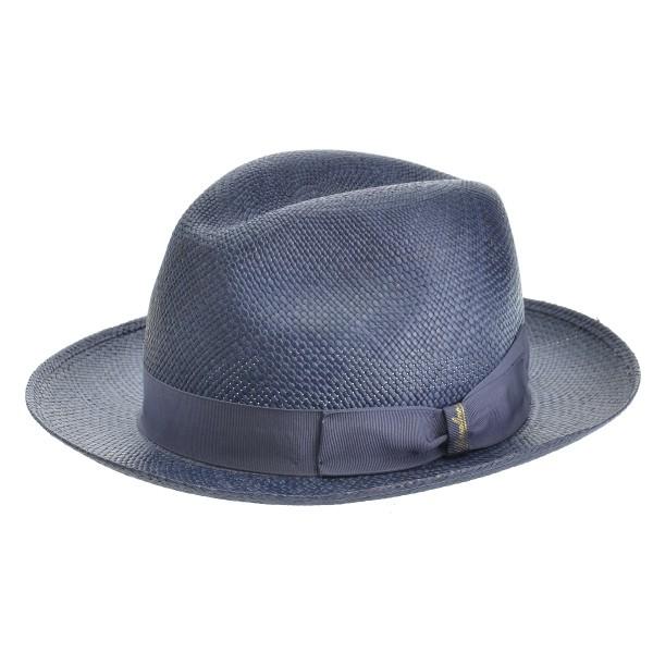 春夏 ボルサリーノ パナマハット Borsalino ハット メンズ Panama Quito ネイビー 0228 7401 Agio 通販 Yahoo ショッピング