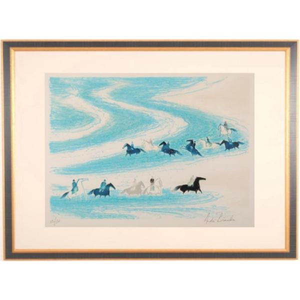 馬 絵画 風景画 インテリア リトグラフ 版画 アンドレ 馬 絵画 風景画 インテリア リトグラフ 版画 アンドレ