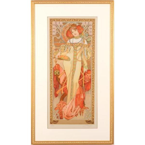 アルフォンス・ミュシャ 絵画 アールヌーボー リトグラフ 複製 アルフォンス・ミュシャ 絵画 アールヌーボー リトグラフ 複製