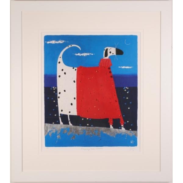 犬 絵画 ダルメシアン ジークレー 版画 ゴヴィンダー・ナズラン