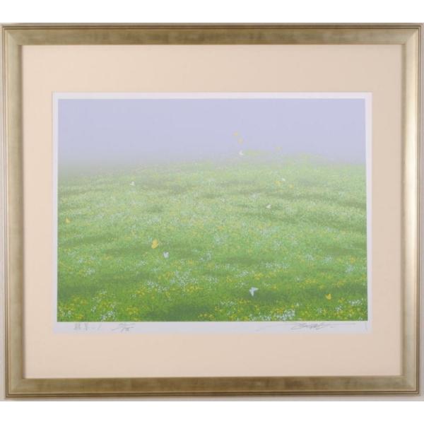 蝶 絵画 シルクスクリーン 版画 インテリア プレゼント 新築祝い 開店