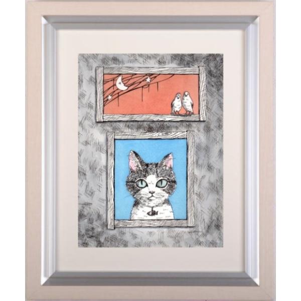 【複製画】『猫の町ゴロナーグ』ファンタジー風景画 猫の絵 複製画】『猫の町ゴロナーグ』ファンタジー風景画 猫の絵 複製画