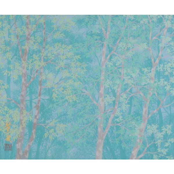 日本画 絵画 風景画 和風 石井薫風 萌春 額付き Kunpu Howusyun アートギャラリーモトカワヤフー店 通販 Yahoo ショッピング