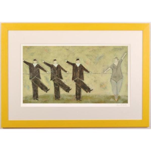 ナイーフアート 絵画 ミュージカル シルクスクリーン 版画 ポーラ