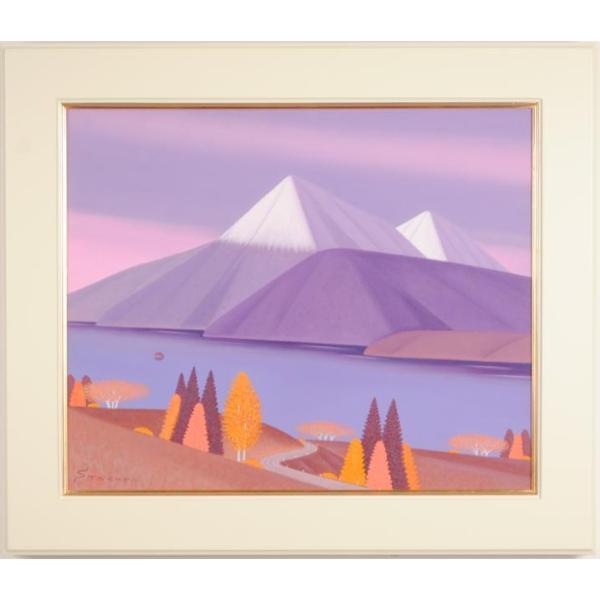 風景画　摩周湖　SHO 水彩画 摩周湖」 by 俊明｜Artmeter｜暮らしを彩るアートが、きっと見つかる