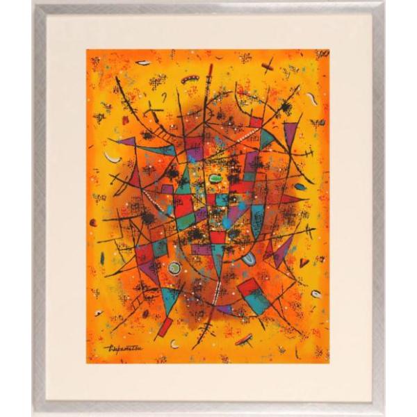若松愛子 Works 6-5 抽象画 絵画 現代アート 水彩画 インテリア