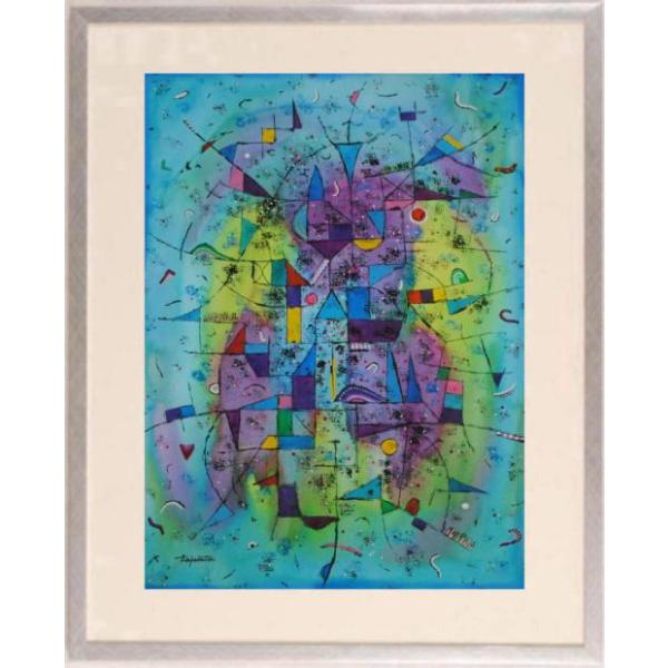 抽象画 絵画 現代アート 水彩画 若松愛子 works L-1 インテリア 抽象画 絵画 現代アート 水彩画 若松愛子 works L-1 インテリア