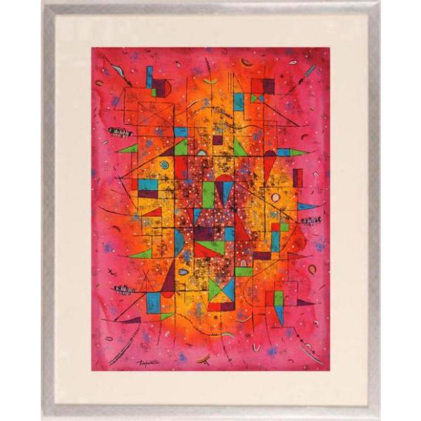 抽象画 絵画 現代アート 水彩画 若松愛子 works L-6 インテリア 抽象画 絵画 現代アート 水彩画 若松愛子 works L-6 インテリア