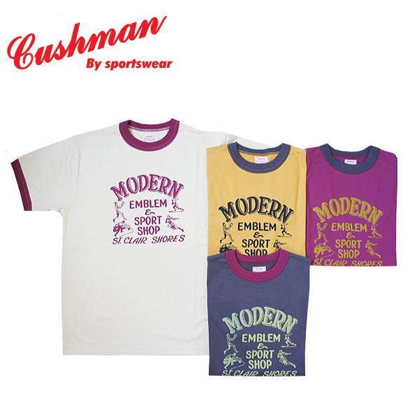 CUSHMAN（クッシュマン） リンガーTee (MODERN) 半袖Tシャツ コットン 
