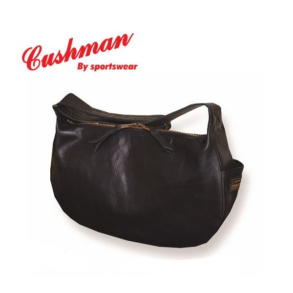 クッシュマン レザーメッセンジャーバッグ カウハイド CUSHMAN メンズ