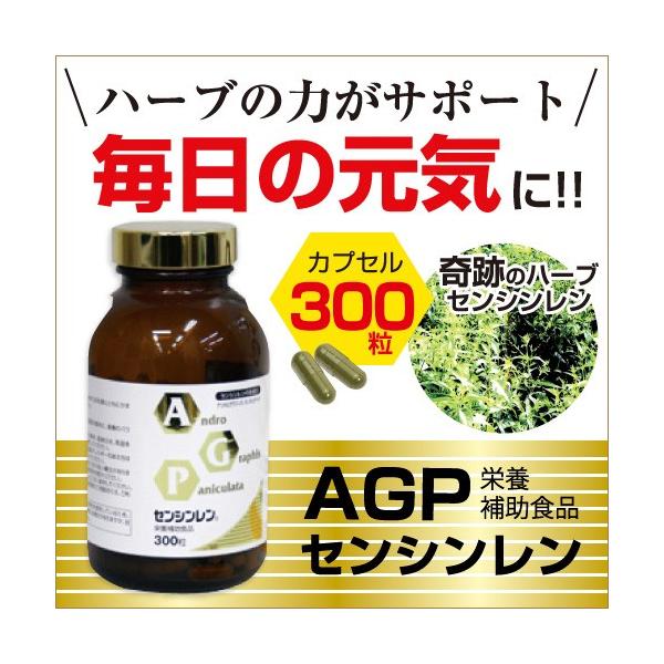 ポイント10倍】yahoo最安値 AGPセンシンレン300粒 健康 サプリメント 