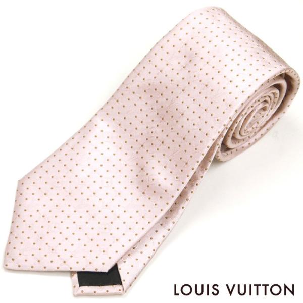 訳あり ルイヴィトン Louis Vuitton ルイ ヴィトン Lv ネクタイ クラヴァット モノグラム ポイント ドット ピンク シルク100 Www Womensobsession Com Index Php