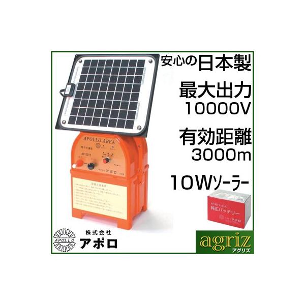 アポロ AP-2011 電子防護器 ソーラーパネル付き 2011SR750_6d0381d8-402b-422a-