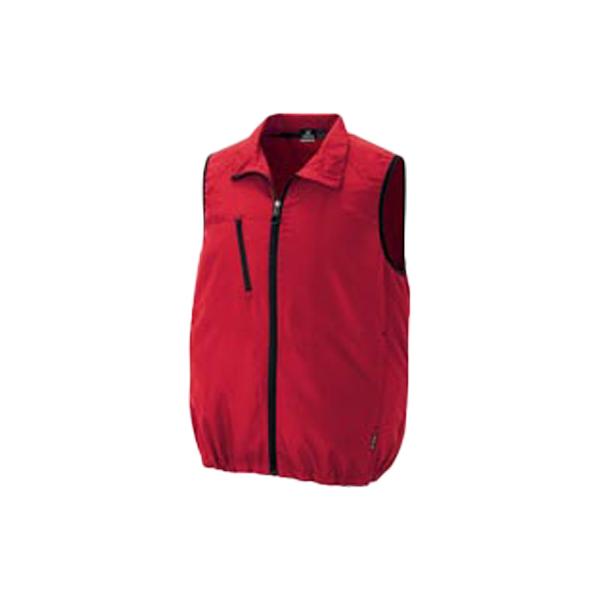 空調服 ベスト (男女兼用) キット別売(服のみ) 50196 レッド SS