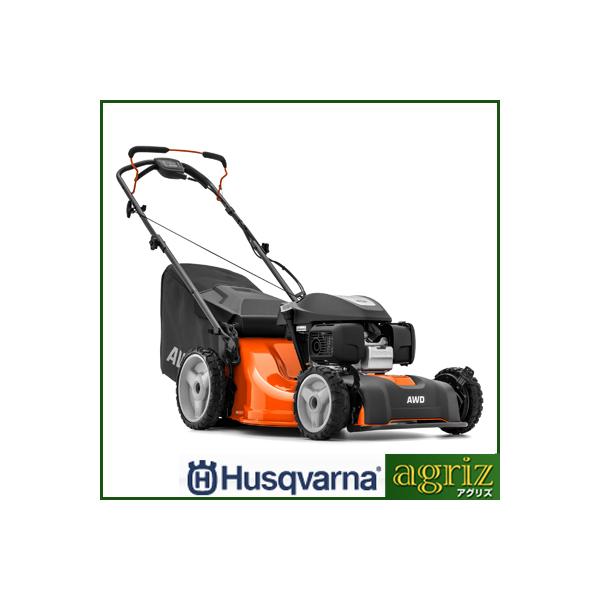 ガソリンエンジン 自走式芝刈り機 ハスクバーナ エンジン式芝刈機 LC353AWD(自走式)(刈幅530mm