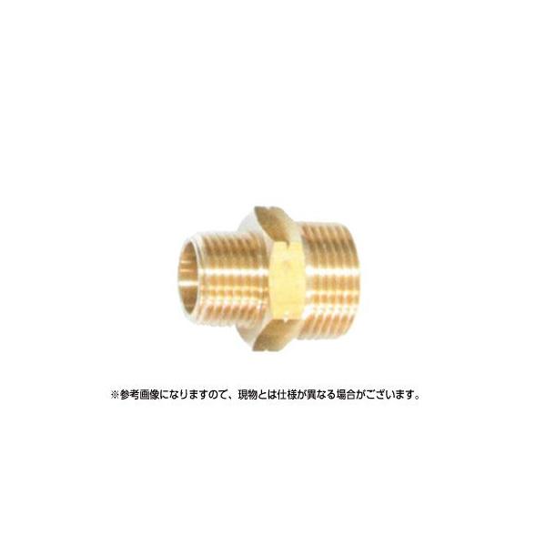 永田 異径ニップル金具 G5/8オス×G1オス(継手・配管部品・ジョイント