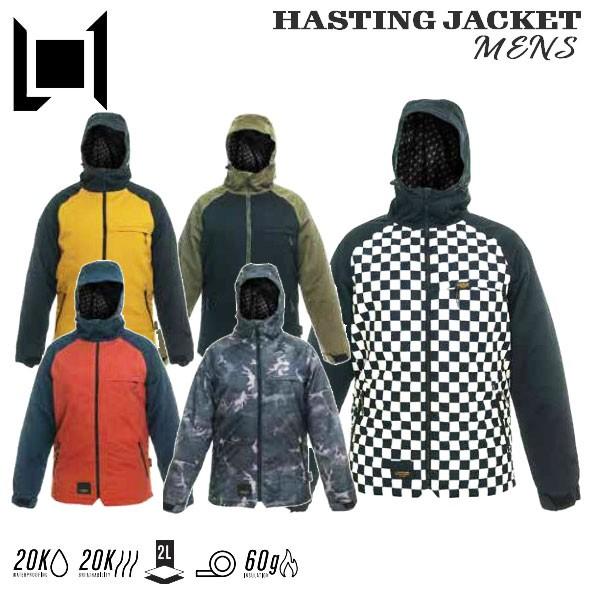 スノーボード ウエア ウェアー メンズ 19 L1 Hasting Jacket エルワン ハスティング シンプル 高機能 軽量 19 Jk L1 Agroferti Com Br
